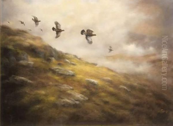 October Flight Oil Painting by John Ross Key