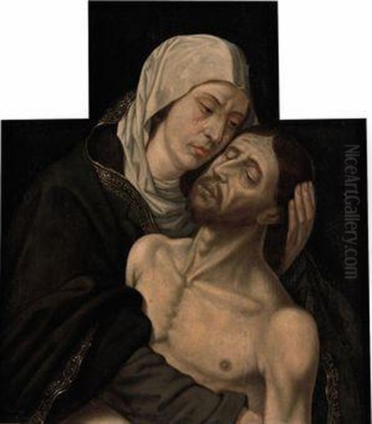 The Pieta Oil Painting by Willem Key