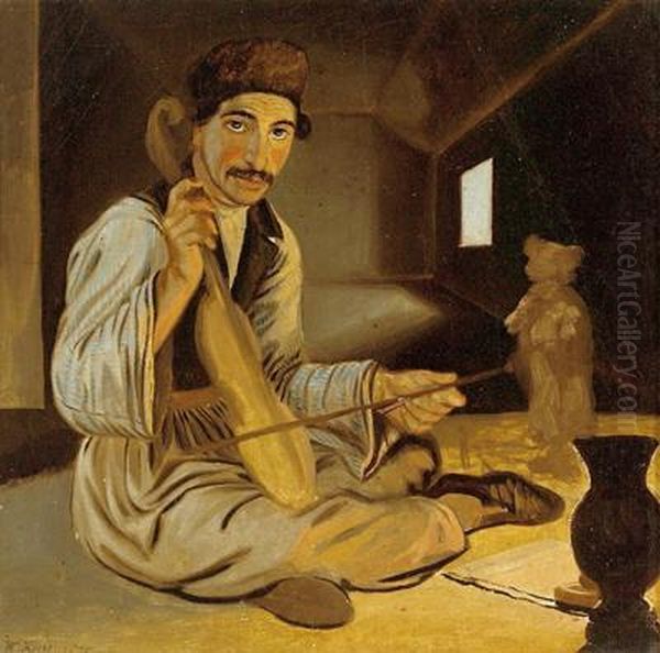 Ein Krimtatar Oil Painting by Wilhelm Kiesewetter