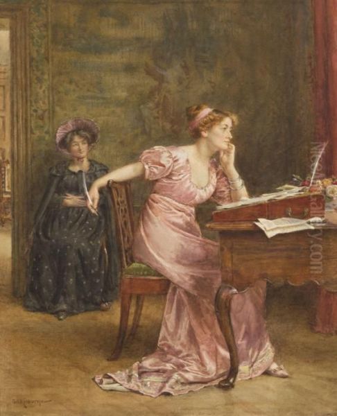 The Answer Oil Painting by George Goodwin Kilburne