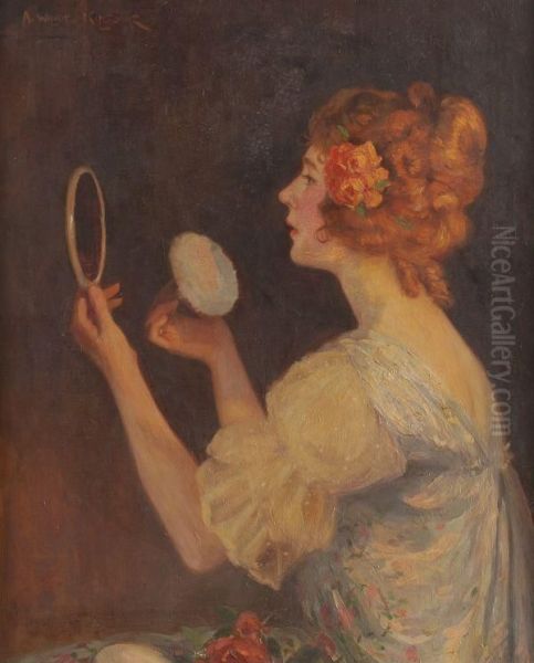 Vanity Oil Painting by Andrew Wilkie Kilgour