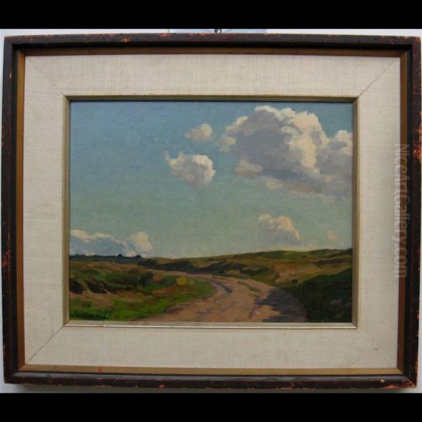 Landscape Study Oil Painting by George W. King