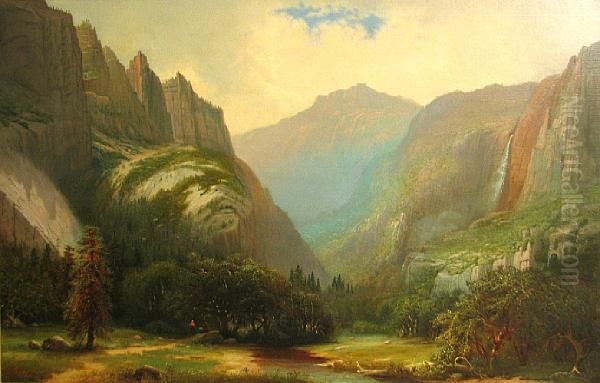 Dawn Over Yosemite Oil Painting by George W. King