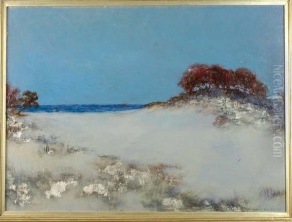 Accabonac Beach, East Hampton New York: A Double-sided Work Oil Painting by Hamilton King