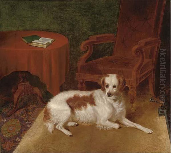 Master's Favourite Chair Oil Painting by Thomas W. King