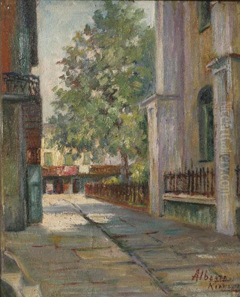 New Orleans Street Scene by Alberta Kinsey