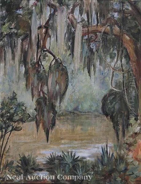 Louisianabayou Oil Painting by Alberta Kinsey