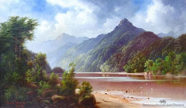 Smith Sound Oil Painting by Henry William Kirkwood