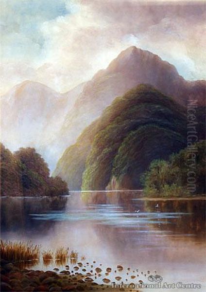 Dusky Sound Oil Painting by Henry William Kirkwood