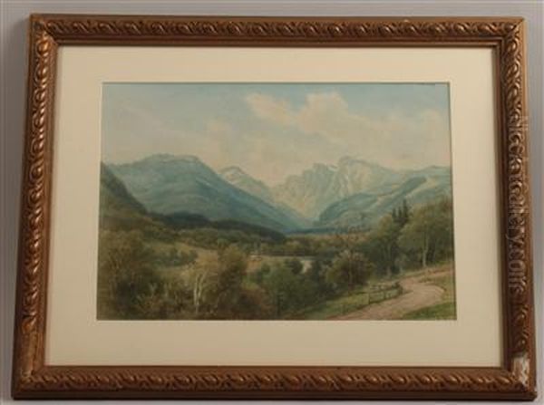 The Sudetenmountains Oil Painting by Alois Kirnig