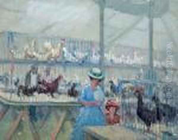 The County Fair Oil Painting by Frederick Kitson Cowley