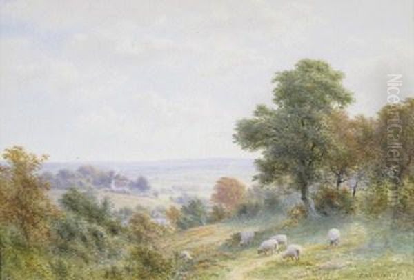 Near Abergavenny Oil Painting by Roberto Angelo Kittermaster Marshall