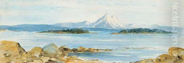 Untitled - Mount Baker Oil Painting by Margaret Kitto