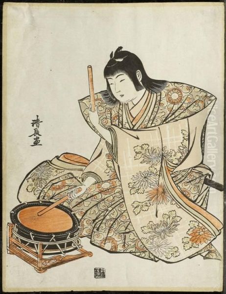 Chuban Oil Painting by Torii Kiyonaga