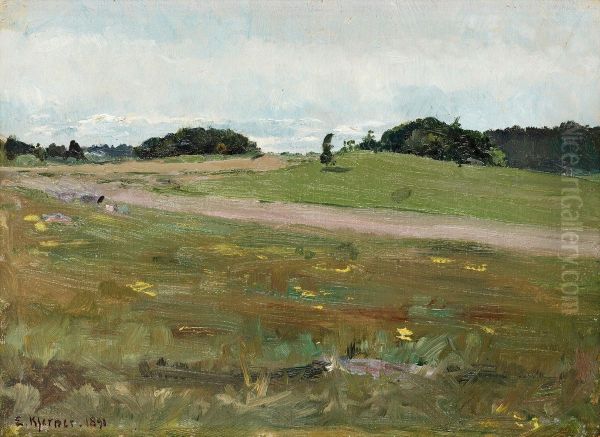 From The Jarvafield Oil Painting by Esther Kjerner