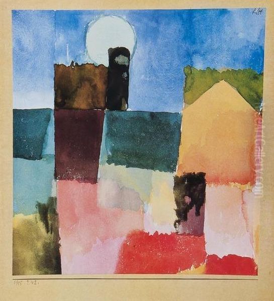 Untitled Oil Painting by Paul Klee