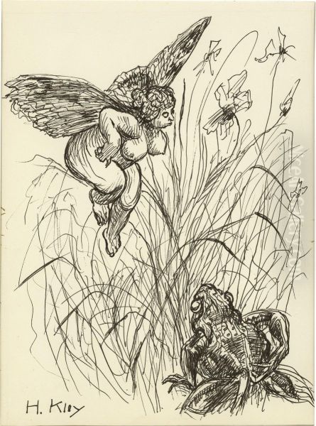 Der Fr
U
Hling (springtime) by Heinrich Kley