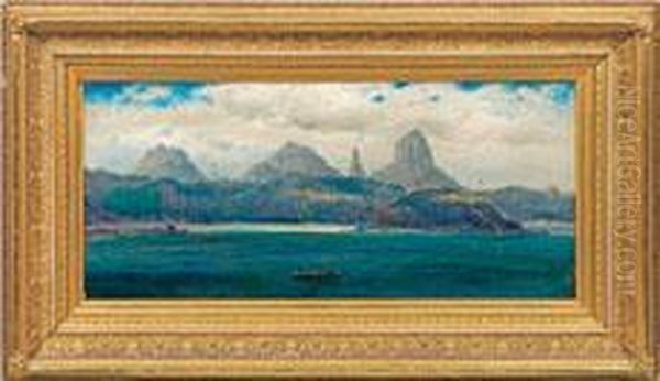 Afrikanischekustenlandschaft Oil Painting by Fritz Klingelhofer