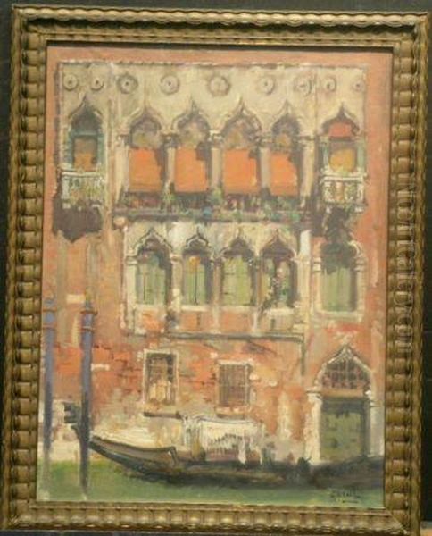 Palazzo Severi Oil Painting by Gerrit Willem Knap