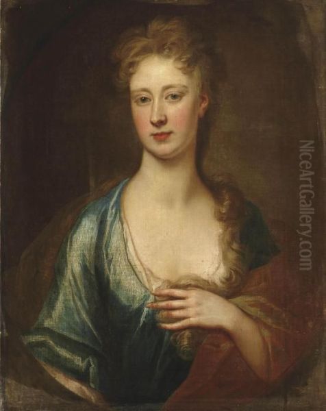 Portrait Of A Lady Oil Painting by Sir Godfrey Kneller