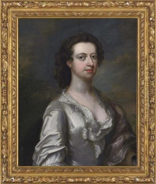 Portrait Of A Lady Oil Painting by Sir Godfrey Kneller