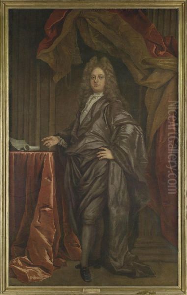 Portrait Of A Gentleman Oil Painting by Sir Godfrey Kneller