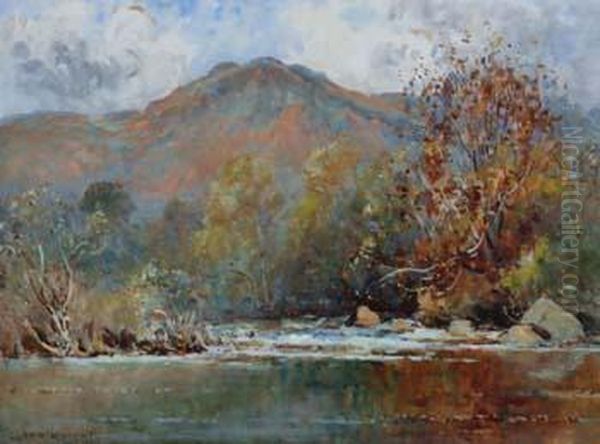 Near Betws-y-coed Oil Painting by Clara Knight