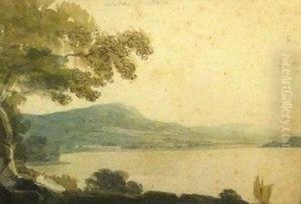 Lake Bala Oil Painting by John Baverstock Knight