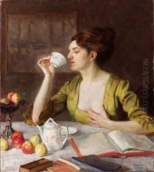 La Colazione Oil Painting by Robert Knoebel