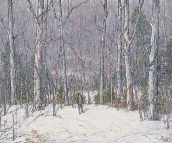 Winter Oil Painting by James Knox