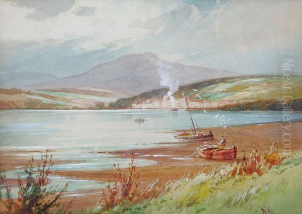 On The Trossachs, Scotland Oil Painting by William Knox