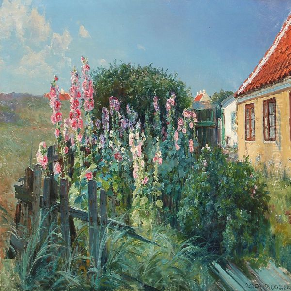 Summer Day In Skagen, Denmark Oil Painting by Peder Knudsen