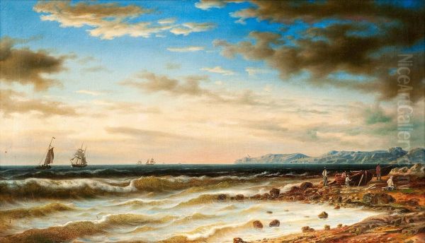 Coast Landscape Oil Painting by Johan Knutson