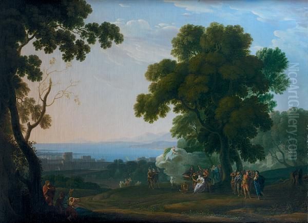 Le Sacrifice D'iphigenie Oil Painting by Joseph Anton Koch