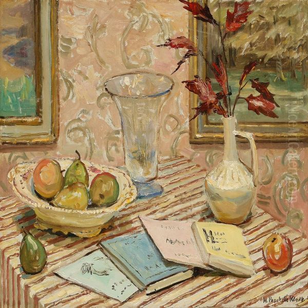 Still Life Oil Painting by Matthias Peschcke Koedt