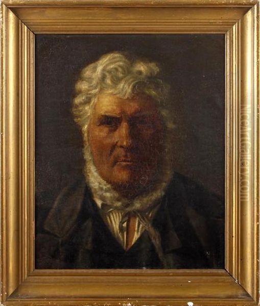 Portrait Of A Gentleman Oil Painting by Hans Christian Koefoed