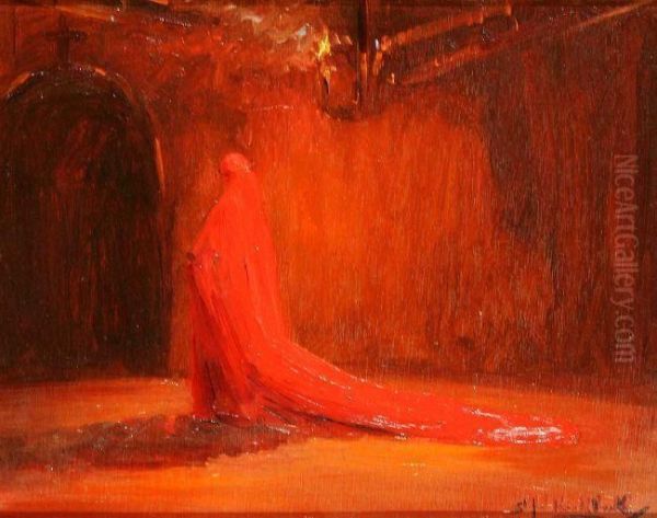 El Cardenal Oil Painting by Stephen Koek Koek