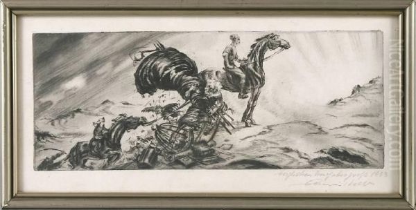 Radierer U. Lithograph Oil Painting by Alois Kolb