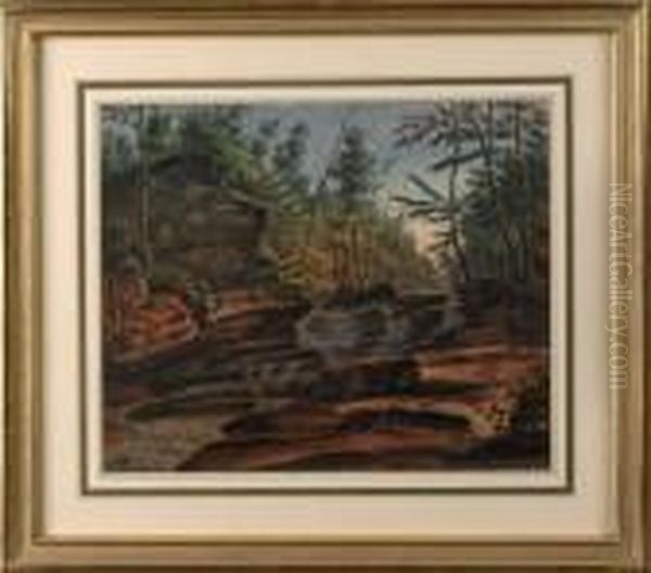 Landscape Oil Painting by Augustus Kollner