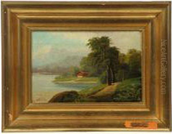 Landscape Oil Painting by Arnold Hendrik Koning