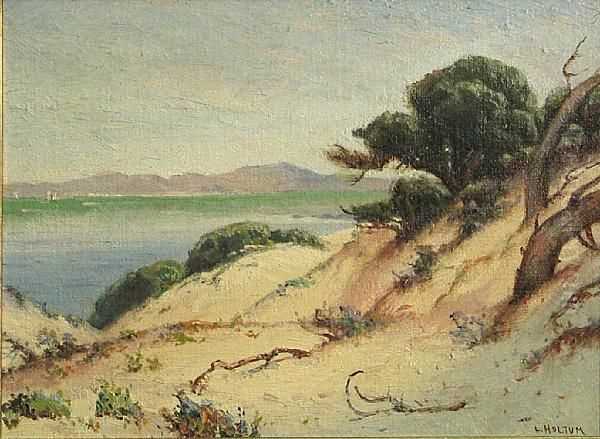 Sand Dunes Oil Painting by Louise Charlotte Koogh Holtum