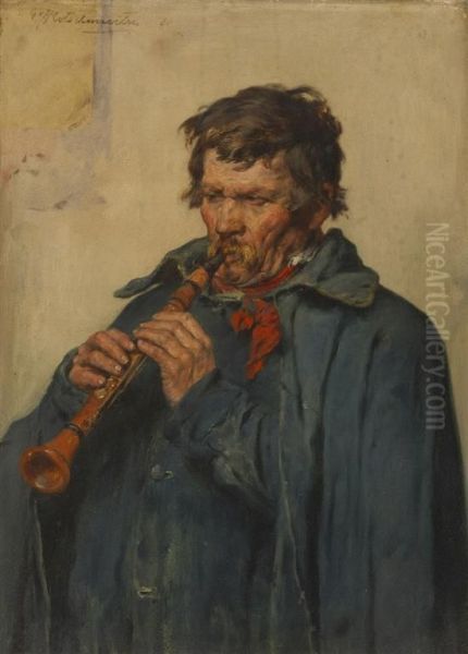 Portrait D Homme Oil Painting by G. Hugo Kotschenreiter