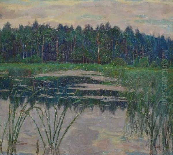 Sitowia Oil Painting by Bronislaw Kowalewski