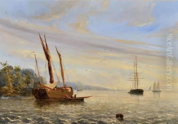 Marine Oil Painting by Hermann Kraemer