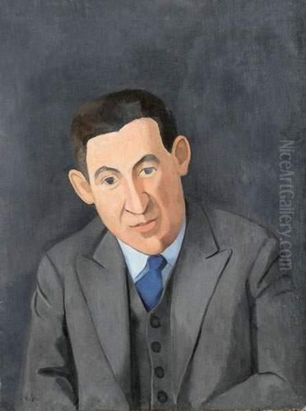 Portrait D'homme Oil Painting by Nathalie Kraemer