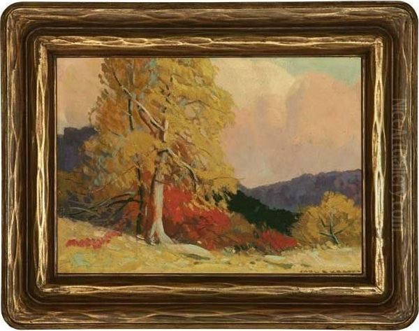 Sycamore Oil Painting by Carl Rudolph Krafft