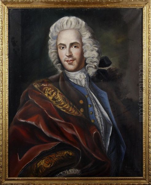 A Signerad Carin Ohlson Oil Painting by Per I Krafft