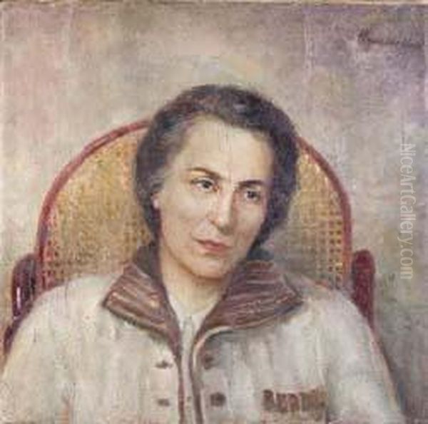 Portrait Einer Alten Frau Oil Painting by Ivan Nikolaevich Kramskoi