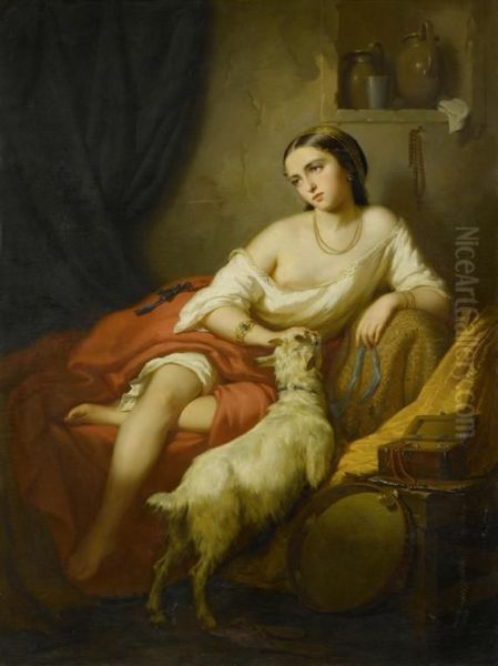 Esmeralda Oil Painting by Friedrich Kraus