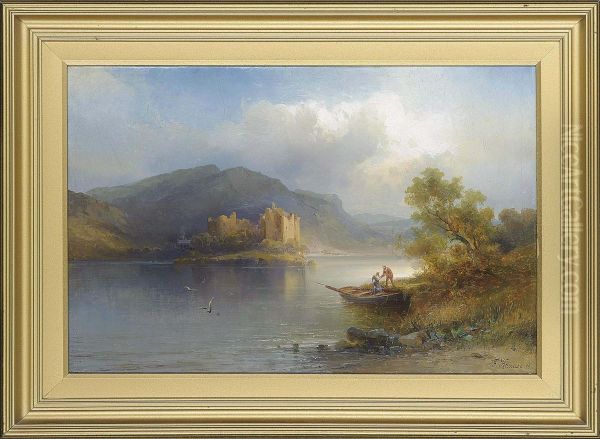 Kilchurn Castle, Loch Awe Oil Painting by Franz Emil Krause